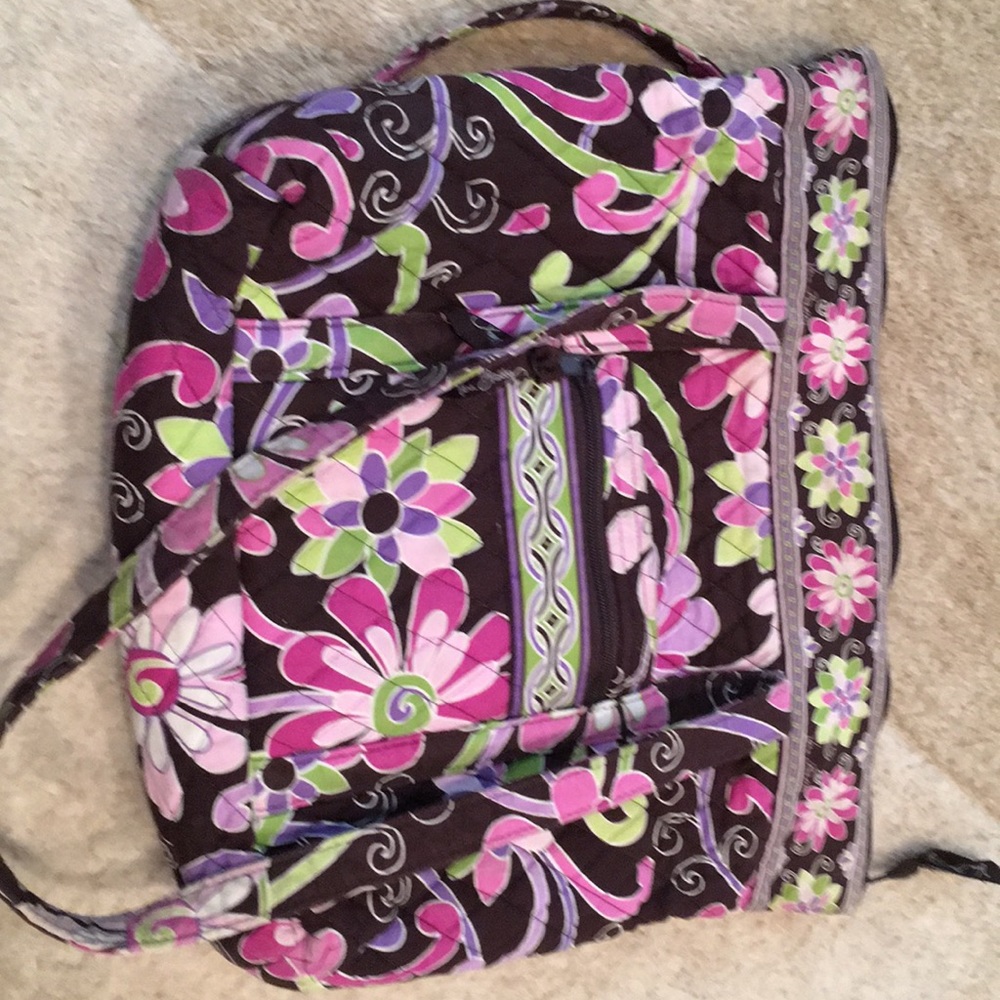 Vera  Bradley  large bag  and  cosmetic  bag